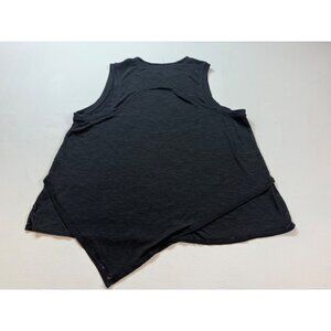 Asymmetrical Black Sleeveless Tank Top By Lululemon Lightweight (S153)